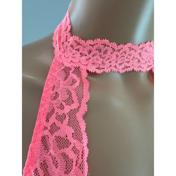 Victorias Secret PINK Lace push up Choker halter bralette, size small - Picture 5 of 12
